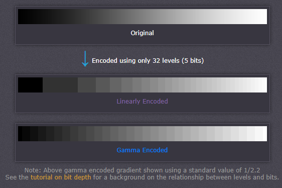 gamma-encoded